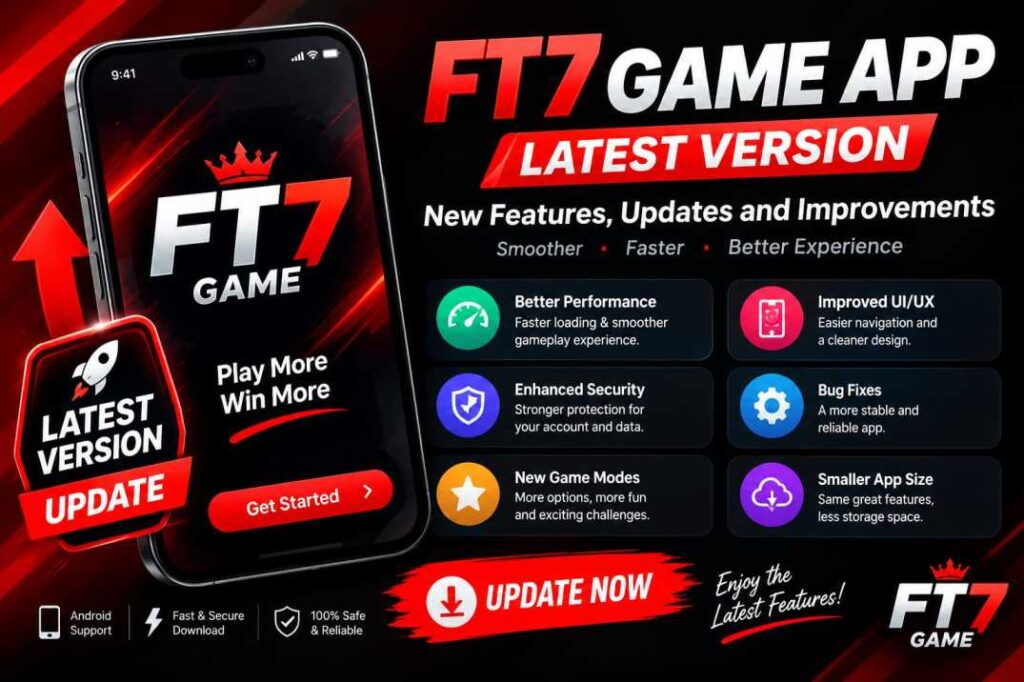 FT7 Game App latest version featuring new updates, mobile gaming features, and Android app information.