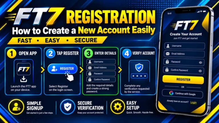 FT7 Registration Guide – How to Create a New Account Easily